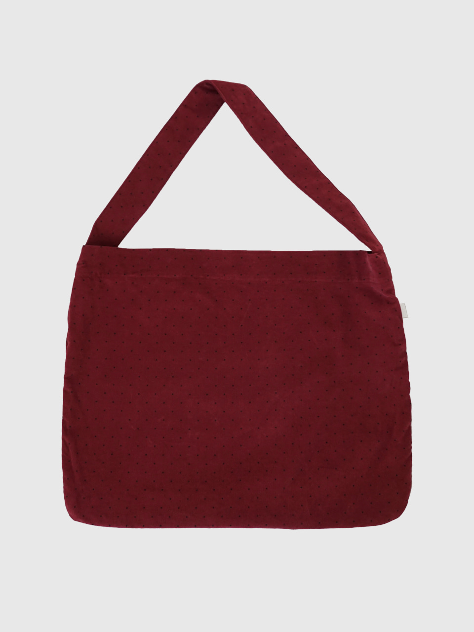 sppe dot corduroy bag [burgundy]